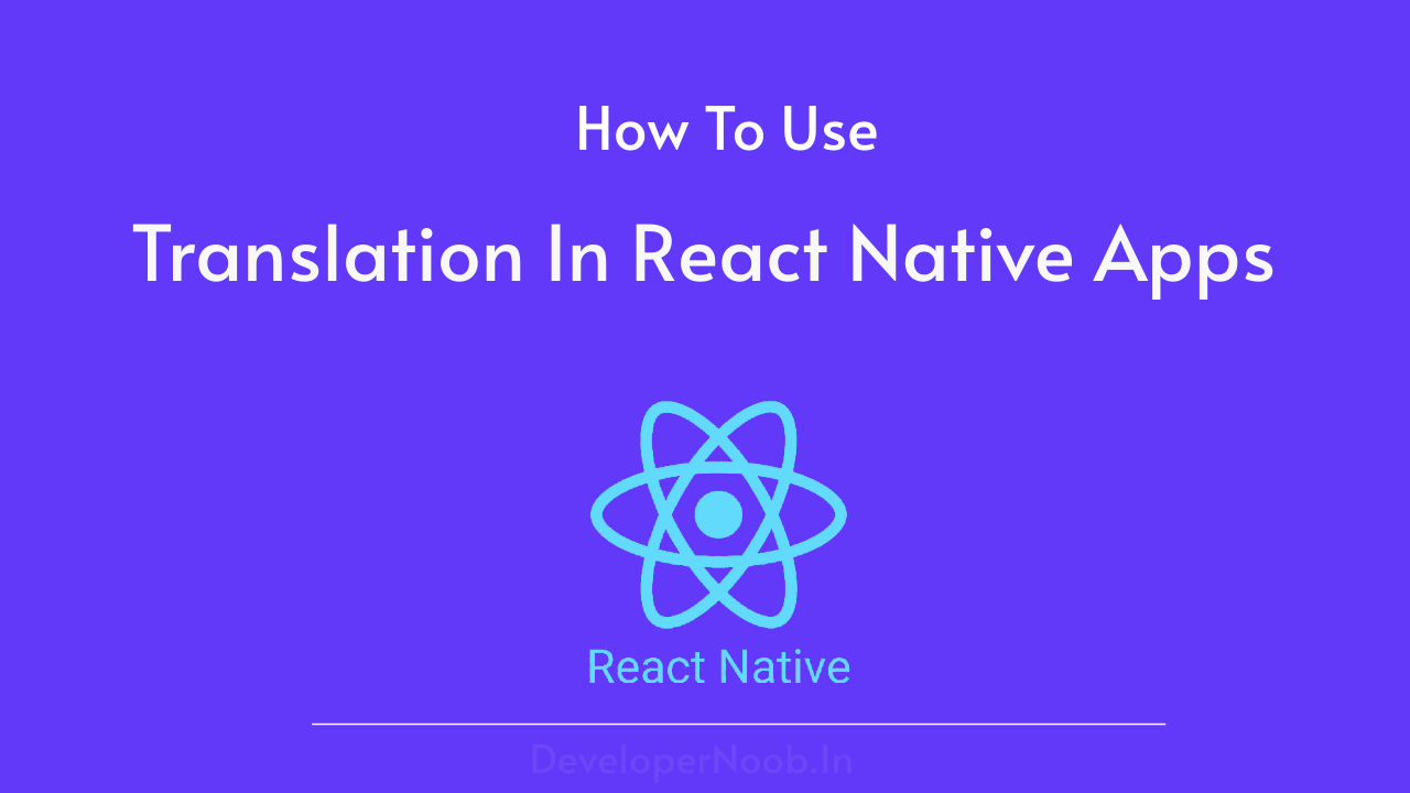 Translation in React Native Apps